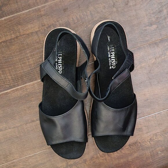 NEW Mephisto Joy Sandals Womens 9 Casual Comfort Minimalist Basic Summer - Picture 2 of 9